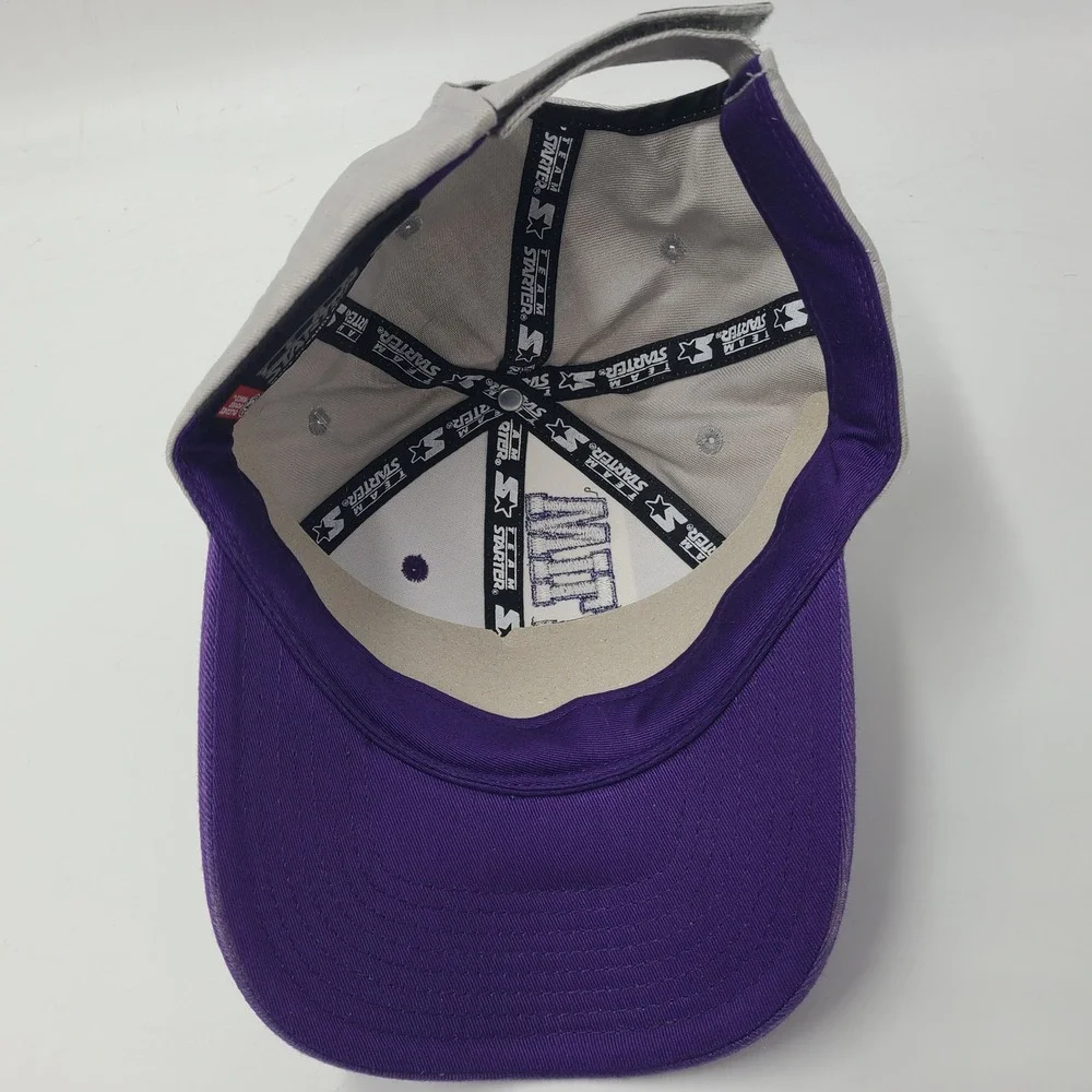 Vintage Youth Kansas State‎ Wildcats Hat Adjustable Starter Purple Gray NCAA KSU